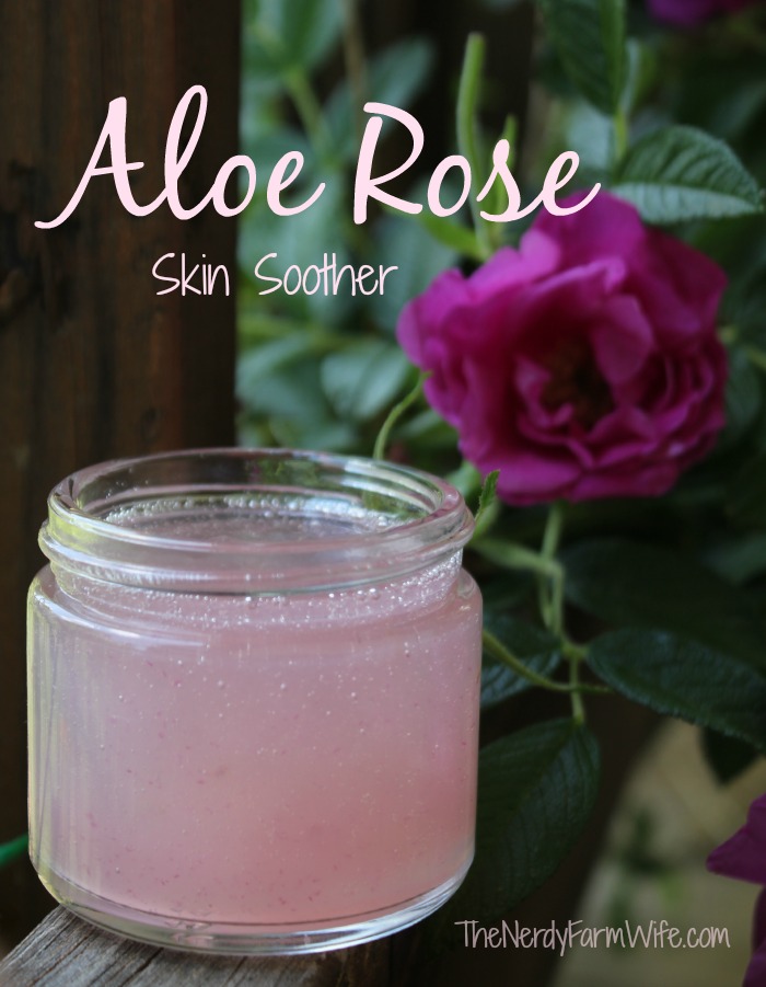Aloe-Rose-Skin-Soother. Natural Remedy